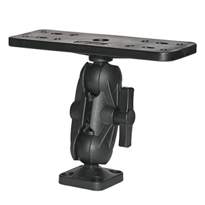 Image of Scotty 1.5 inch Ball Mount with Fish Finder &amp; Universal Mounting Plate Boat rod holder