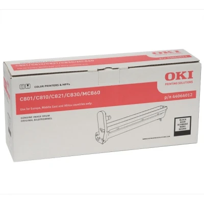 Image of OKI MC851dn+ 44064012 black drum (original OKI)