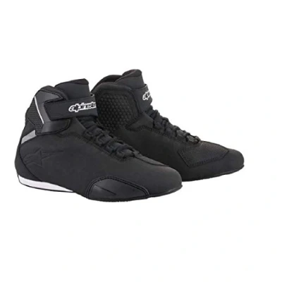 Image of Alpinestars Men&#039;s 2515518 10 11 Motorcycle Boots, Black, UK