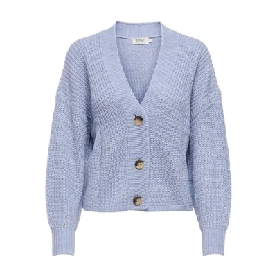 Image of ONLY Onlcarolspring LS Cardigan, Women&#039;s, Size: XS, Blue heron