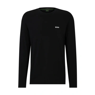 Image of BOSS Long sleeved top, Men&#039;s, Size: Small, Dark blue
