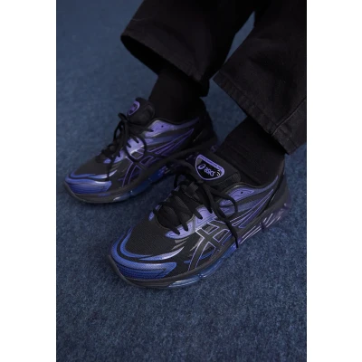 Image of Asics Sportstyle Gelquantum 360 VIII Unisex Trainers, Size: 5, Black/blueberry Textile/synthetics