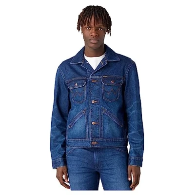 Image of Wrangler denim jacket, Men&#039;s, Size: XXL, Blue