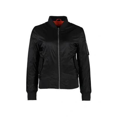 Image of Urban Classics Women&#039;s Ladies Basic Bomber Jacket, Black, XS