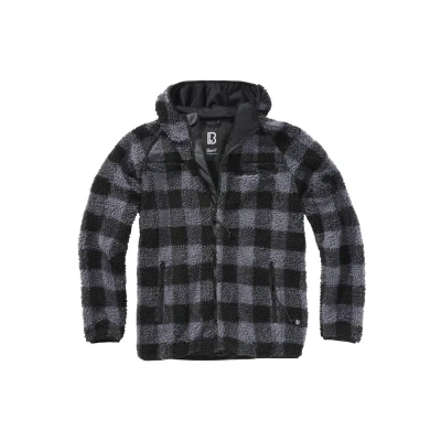 Image of Brandit Worker Fleece jacket, Men&#039;s, Size: Medium, Black grey