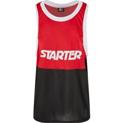 Image of Starter Split TANK Top, Men&#039;s, Size: L/XL, Cityred black