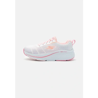 Image of Skechers Performance MAX Cushioning Elite 2.0 Trainers, Women&#039;s, Size: 8, White/blue/light pink Textile/synthetics
