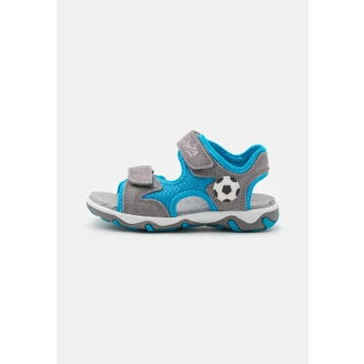 Image of Superfit MIKE Sandals for kids, Size: 9.5K, Hellgrau/türkis Leather and textile