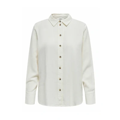 Image of JDY Locker Geschnitten ÄRMELBÜNDCHEN MIT VOLUMINÖSER Armschnitt Buttondown blouse, Women&#039;s, Size: XS, Snow white