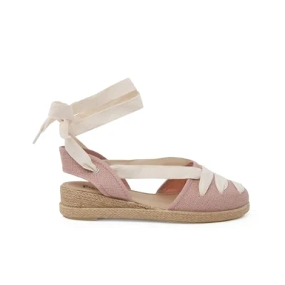 Image of Pisamonas Espadrilles for kids, Size: 11.5K/12K, Rosa palo Textile