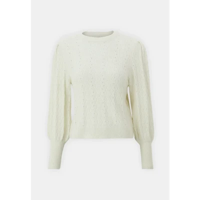 Image of ONLY Onlkatia PUFF Oneck Jumper Whitecap gray, Women&#039;s, Size: Large, gray