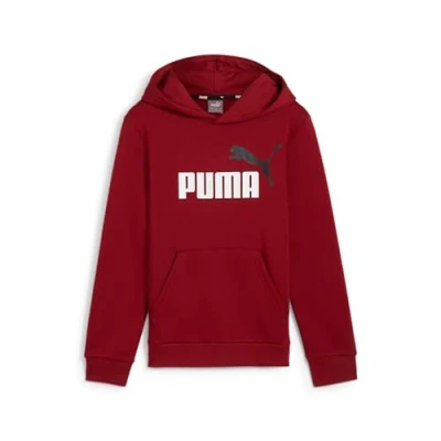 Image of PUMA Boy&#039;s Ess+ 2 Col Big Logo Hoodie Fl Sweat