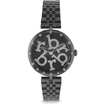 Image of Roccobarocco Diamonds Watch, Women&#039;s, Size: One Size, Black