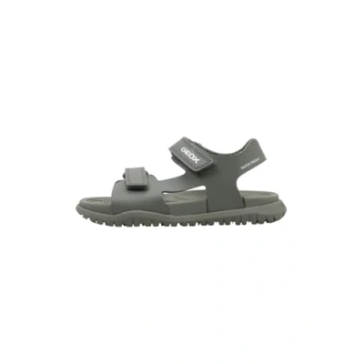 Image of Geox Fusbetto Unisex Sandals for kids, Size: 11.5K, Military Textile