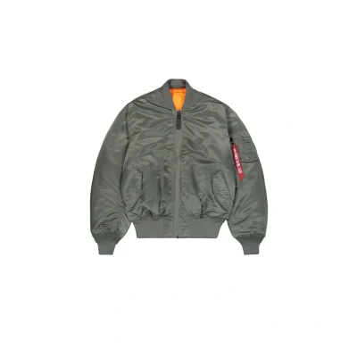 Image of Alpha Industries Bomber Jacket, Men&#039;s, Size: 3XL, Vintage green