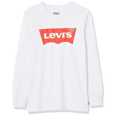 Image of Levi&#039;s Batwing TEE Long sleeved top for kids, Size: 4y, White