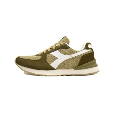 Image of Diadora Fenice Trainers, Men&#039;s, Size: 9.5, Green mould Leather and textile