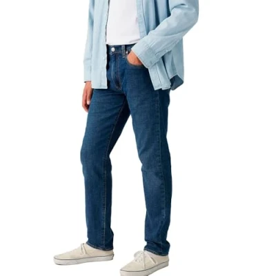 Image of Levi&#039;s 502 Taper Jeans Tapered Fit Part the sea, Men&#039;s, Size: 29x30, sea