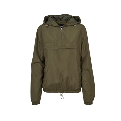 Image of Urban Classics Basic Windbreaker, Women&#039;s, Size: 4XL, Dark olive