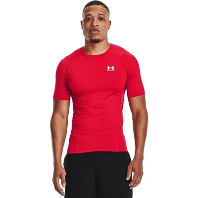 Image of Under Armour Sports Tshirt, Men&#039;s, Size: Small, Red