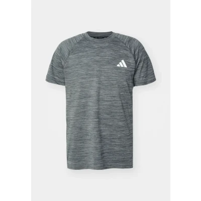 Image of adidas Performance GYM TEE Sports Tshirt, Men&#039;s, Size: XL, Black melange
