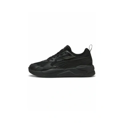 Image of Puma Trainers, Size: 9.5, Black flat dark gray shoes