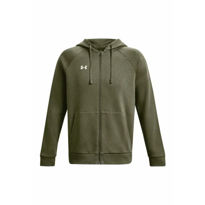 Image of Under Armour Hoodie Rival Fullzip Fleece jacket, Men&#039;s, Size: XXL, Marine od green