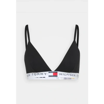 Image of Tommy Hilfiger Heritage Triangle bra, Women&#039;s, Size: 22 24, Black