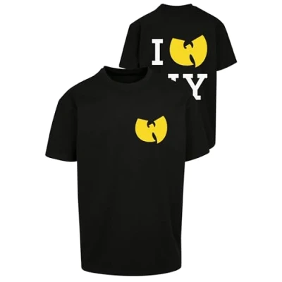 Image of Mister Tee WU TANG Loves NY Oversize Print Tshirt, Men&#039;s, Size: XXL, Black