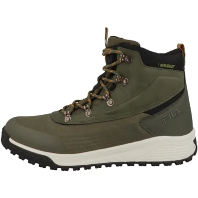 Image of Fila Footwear MID Hiking shoes, Men&#039;s, Size: 8, Olive night Synthetics/textile