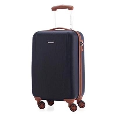 Image of HAUPTSTADTKOFFER Wannsee Suitcase Hand Luggage Hard Shell Trolley Travel Suitcase, black, 58 cm,