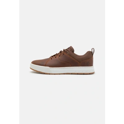 Image of Timberland Maple Grove Trainers, Men&#039;s, Size: 8.5, Medium brown Full grain leather