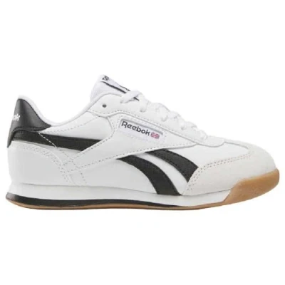 Image of Reebok Classic Campio XT Unisex Trainers for kids, Size: 3.5, White/black/barely grey leather and imitation