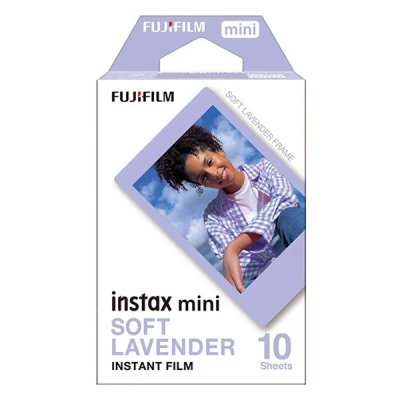 Image of instax instant mini film 10 shot pack, Soft Lavender