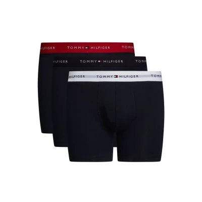 Image of Tommy Hilfiger 3 PACK Pants, Men&#039;s, Size: Small, Primary red white desert sky