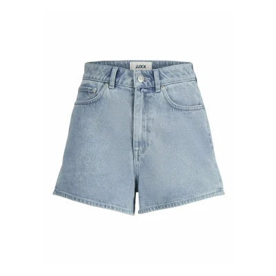 Image of ONLY Women&#039;s Jxnany Mini Hw Denim Shorts Dnm Sn, Light blue (light denim), S