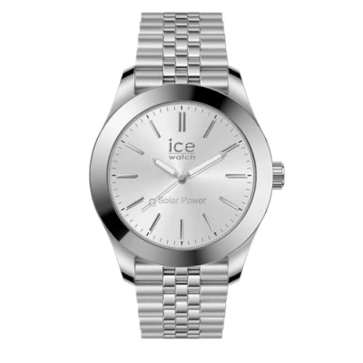 Image of Ice Watch Solar Watch, Women&#039;s, Size: One Size, Silver coloured