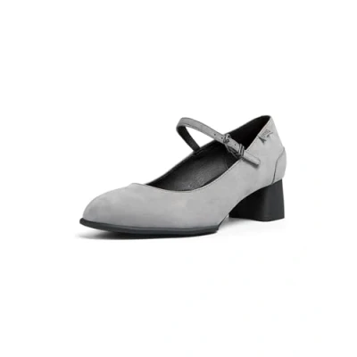 Image of Camper Ankle strap ballet pumps, Women&#039;s, Size: 7, Medium gray