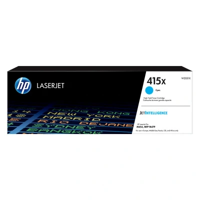 Image of HP W2031X 415X High Yield Original LaserJet Toner Cartridge, Cyan, Single Pack
