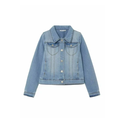 Image of Name it Nitstar RIKA denim jacket for kids, Size: 13y, Light blue