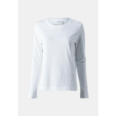 Image of Selected Femme Standard TEE Long sleeved top, Women&#039;s, Size: 8, Bright white