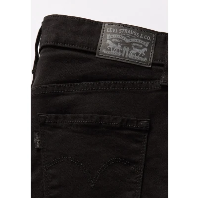 Image of Levi&#039;s 314 Shaping Straight Flared Jeans, Women&#039;s, Size: 31x34, Soft black