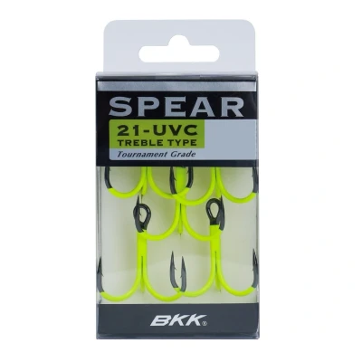 Image of BKK Spear 21 UVC Treble Hooks 1 Citrix (5 pieces) Trebles