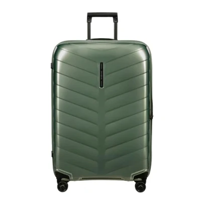 Image of Samsonite Attrix Spinner, Green (Basil Green), Spinner L (75 cm 97 L), Suitcase and Trolley