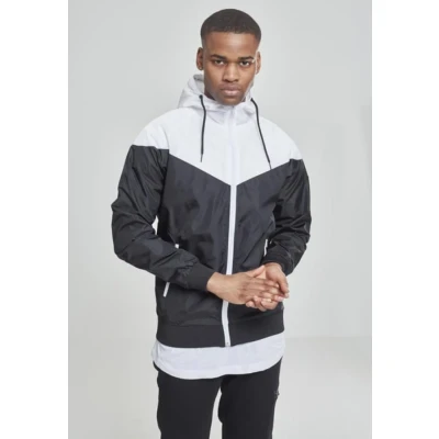 Image of Urban Classics Arrow Windrunner Summer jacket, Men&#039;s, Size: 3XL, Blk/wht