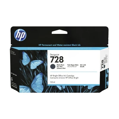 Image of HP 3WX25A Ink Matte Black HP728 130ml