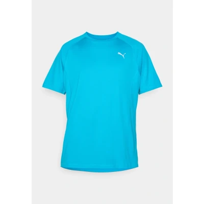 Image of Puma RUN Velocity TEE Sports Tshirt, Men&#039;s, Size: Small, Speed blue