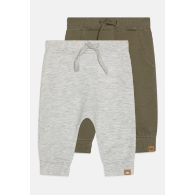Image of Name it Nbntakki PANT Unisex 2 PACK Trousers for kids, Size: 1 1.5y, Light grey melange
