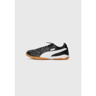 Image of Puma KING LIGA Football Boots Indoor black/white/silvercoloured, Men&#039;s, Size: 11, Black/white/silver/coloured shoes