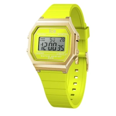 Image of Ice Watch Retro Digital watch, Women&#039;s, Size: One Size, Sunny lime